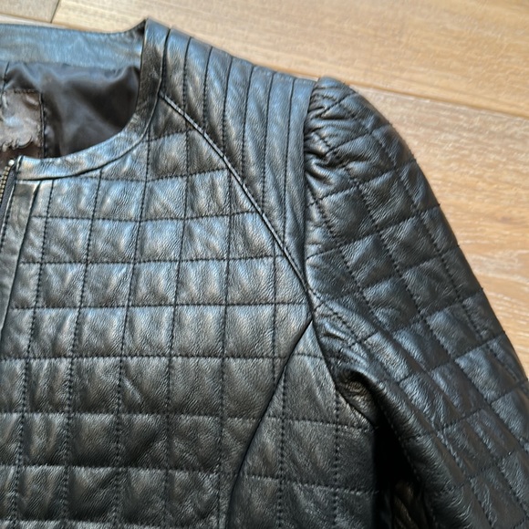 EUC Joie Leather Biker Jacket - Picture 10 of 12